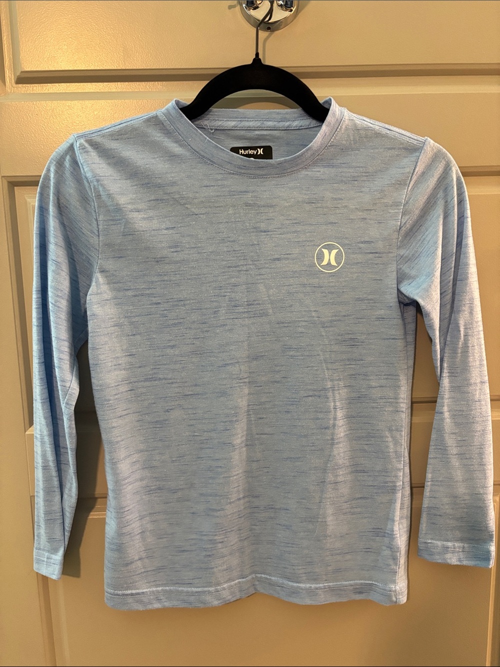 Hurley Kids Sky Blue Long-Sleeve Crew Tee